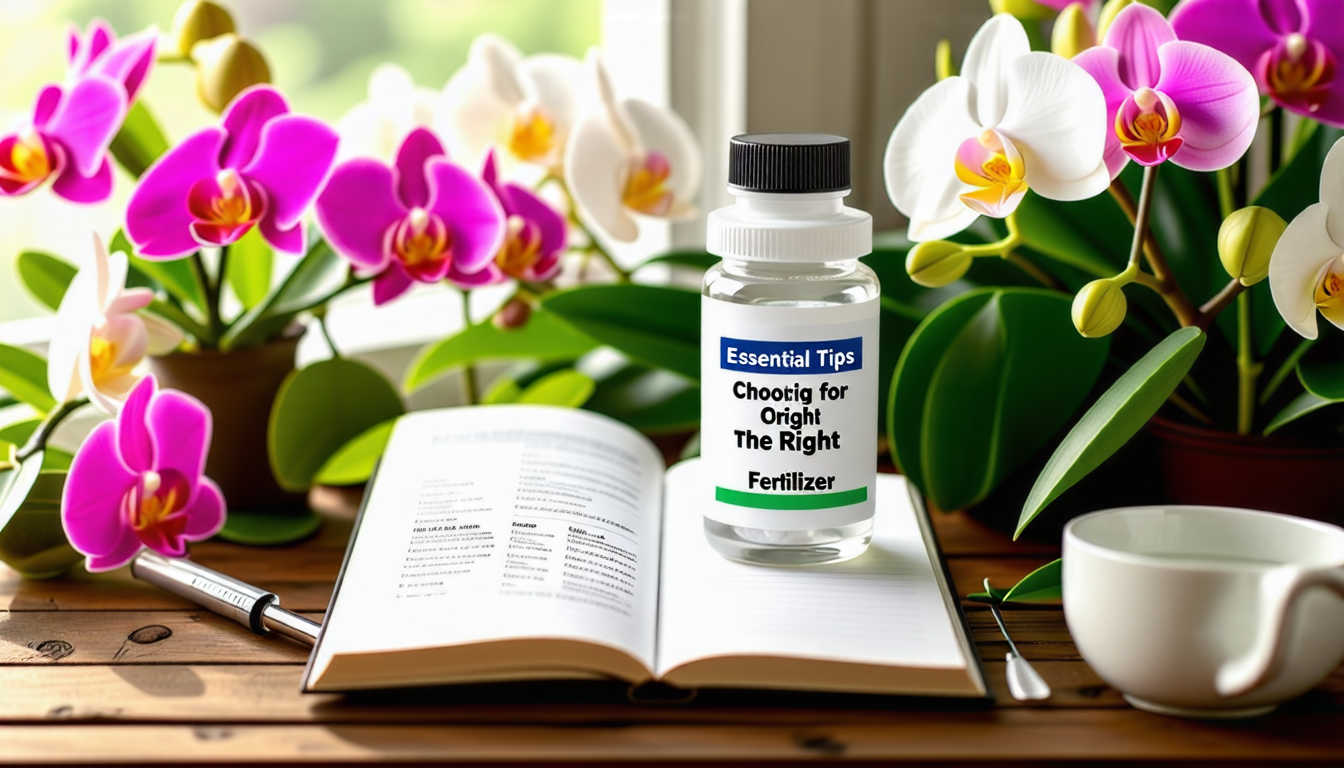 Essential tips for choosing the right orchid fertilizer